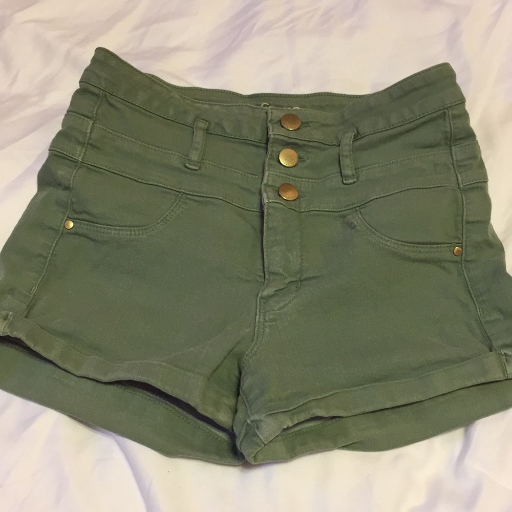 High waist shorts
